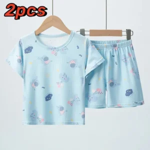 Short Sleeve Shorts 2-piece Suit