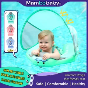 Mambobaby Baby Float with Sunshade Canopy and Crotch Strap