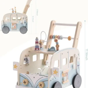 Wooden Baby Walker Baby Push