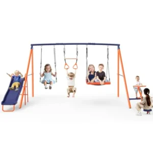 5 in 1 Heavy Duty Metal Multifunction Swing set