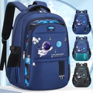 Boys Astronaut School Backpack Waterproof